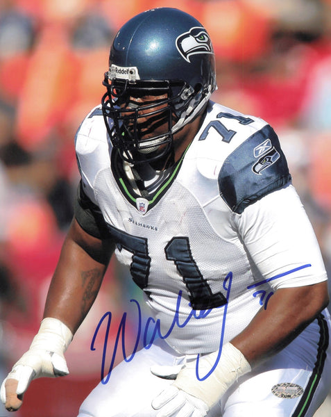 Walter Jones Autographed Signed 8x10 Photo Seattle Seahawks MCS Holo #63299