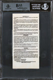 Royals Bo Jackson "89 ASG MVP" Signed 1989 All Star Game Ticket Stub BAS Slab 1