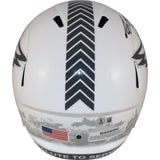 AJ Brown Autographed Philadelphia Eagles F/S 24 STS Helmet Beckett Witness 49793