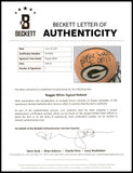 Reggie White Autographed Packers Full Size Authentic Helmet Beckett AE16696