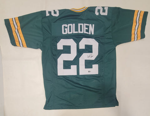 MATTHEW GOLDEN AUTOGRAPHED SIGNED PRO STYLE CUSTOM XL JERSEY W/ BECKETT QR