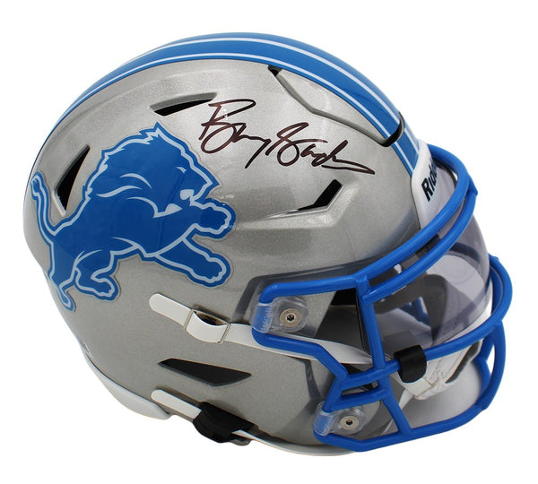 Barry Sanders Signed Detroit Lions Speed Flex Mid-Size NFL Midi Helmet