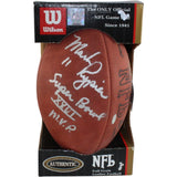 Mark Rypien Signed Washington Redskins AS IS Wilson Football SB MVP MM 55439