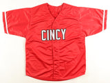 Matt McLain Signed Cincinnati Reds City Connect Custom Style Jersey (Beckett)