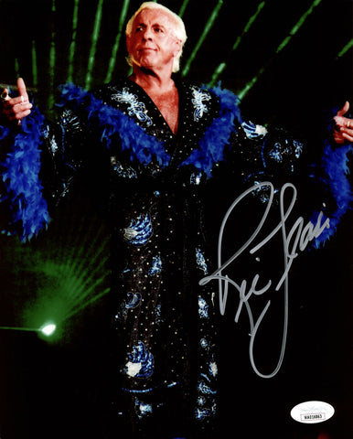 RIC FLAIR AUTOGRAPHED SIGNED 8X10 PHOTO JSA STOCK #203571