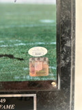 Dennis Smith Autographed Denver Broncos 8x10 Photo -- with Plaque | JSA COA