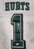 JALEN HURTS SIGNED AUTOGRAPHED PRO STYLE CUSTOM XL JERSEY JSA STICKER
