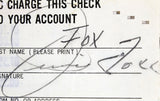 Red Sox Jimmie Foxx Authentic Signed 1.85x3.25 Cut Signature JSA #BB36699