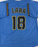 LUIS LARA Signed Custom Replica Alternate Brewers Jersey AUTO - BAS