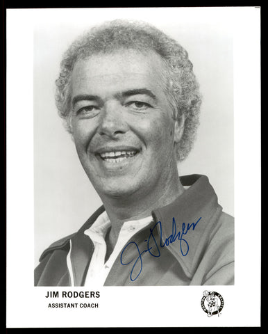 Jim "Jimmy" Rodgers Autographed Signed Team Issued 8x10 Photo Celtics 190642