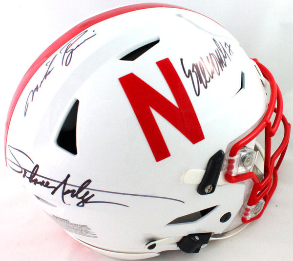 Nebraska Heisman Winners Autographed F/S SpeedFlex Authentic Helmet- J – Super Sports Center
