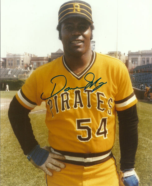 Pirates Outfielder DAVE MAY (d) Signed 8x10 Photo #1 AUTO - 1973 All Star