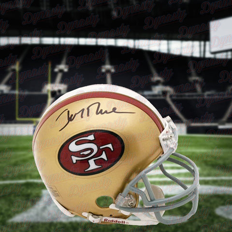 Jerry Rice San Francisco 49ers Autographed Signed Mini-Helmet Fanatics
