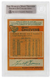 Gerry Cheevers Autographed Bruins 1978 Topps Hockey Card #140 -(Beckett)