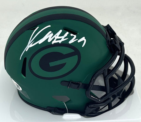 Packers Safety XAVIER McKINNEY Signed Riddell RAVE Speed Mini Helmet AUTO - JSA