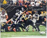 Justin Simmons Autographed 8x10 Photograph Inscribed "GO BRONCOS!" (JSA)