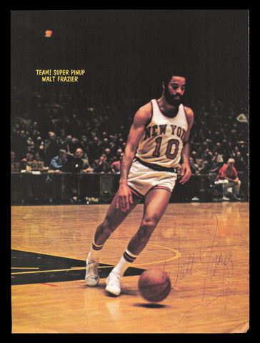 Walt Frazier & Gail Goodrich Autographed Signed 8x11 Magazine Photo SKU #237769