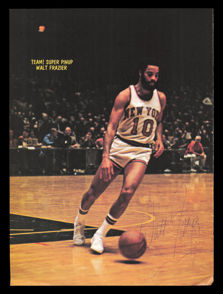 Walt Frazier & Gail Goodrich Autographed Signed 8x11 Magazine Photo SKU #237769