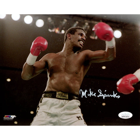 Michael Spinks Autographed Boxing/UFC 8x10 Photo JSA white 53552