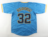 Jacob Misiorowski Signed Milwaukee Brewers Brew Crew City Connect Jersey (Prova)
