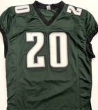 Eagles Hall of Famer BRIAN DAWKINS Signed Custom Replica Green Jersey AUTO - BAS