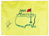 Tiger Woods Authentic Signed 2011 Masters Pin Flag PSA/DNA #AQ00078