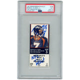 Tony Gonzalez Signed Kansas City Chiefs NFL Debut PSA 3 Ticket Slab PSA 47438