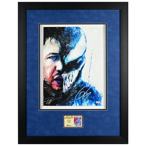Tom Hardy Autographed Rob Prior Venom 11x15 Framed Ltd Ed Giclee
