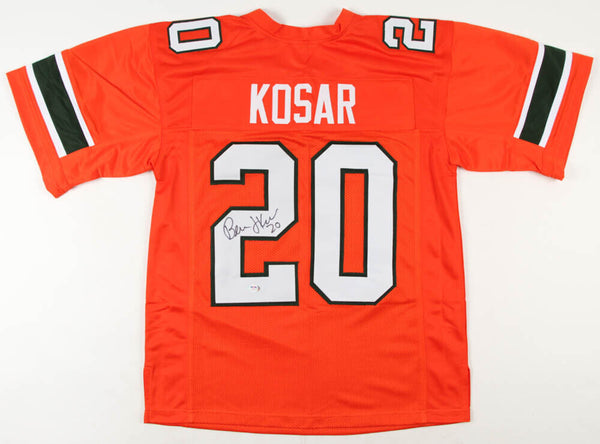 Bernie Kosar Signed Miami Hurricanes Jersey (PSA COA) 1983 National Champion Q.B