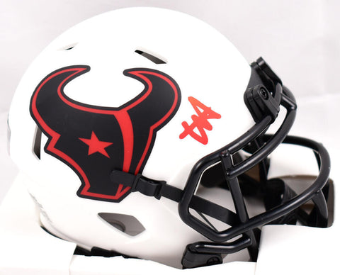 Will Anderson Autographed Houston Texans Lunar Speed Mini Helmet- Fanatics *Red