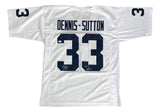 Dani Dennis-Sutton Penn State Signed White Football Jersey We Are JSA