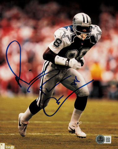 Michael Irvin Autographed 8x10 Photo Cowboys "Playmaker " Beckett QR #AE31661