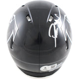 Deion Sanders Autographed Atlanta Falcons TB Mini Helmet Beckett Witness 51735