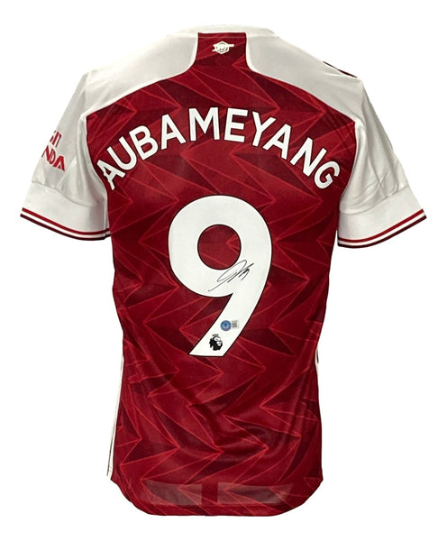Pierre-Emerick Aubameyang Signed Arsenal FC Adidas Soccer Jersey BAS