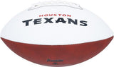 Will Anderson Jr. Houston Texans Autographed Franklin White Panel Football