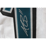 AJ Brown Autographed/Signed Pro Style XL White Jersey Beckett Witness 49809