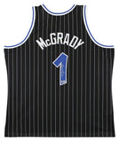 Magic Tracy McGrady Authentic Signed Black M&N HWC Swingman Jersey BAS Witnessed