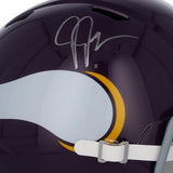 Autographed Justin Jefferson Vikings Helmet Fanatics Authentic COA Item#13397824