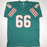 Autographed/Signed LARRY LITTLE HOF 93 Miami Teal Football Jersey JSA COA Auto