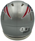 Vince Wilfork Autographed New England Patriots Mini Helmet 2 x SUPER BOWL JSA