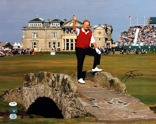 Jack Nicklaus Signed 16X20 Photo Auto Graded Gem 10! GB Holo & PSA/DNA #Y06790