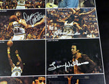 1978-79 NBA Champions Supersonics Auto Poster Photo 9 Sigs Fred Brown MCS 51049