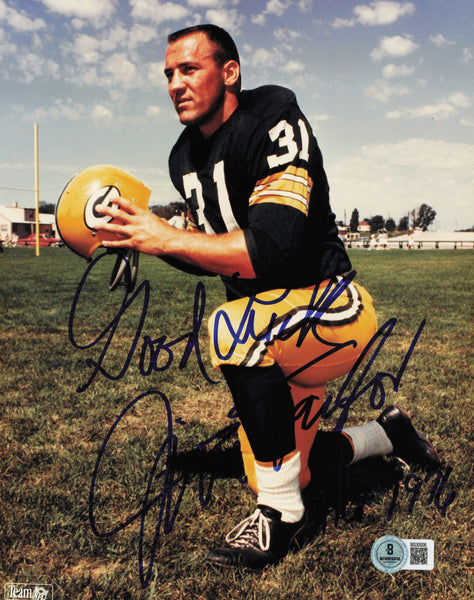 Jim Taylor Autographed 8x10 Photo Packers Good Luck HOF 1976 Beckett QR #BS32006