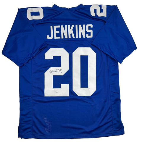 Autographed/Signed Janoris Jenkins Jackrabbit New York Blue Jersey JSA COA