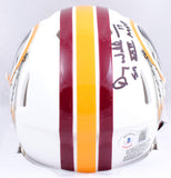 Doug Williams Signed Washington Flat White Speed Mini Helmet w/SB MVP- BA W Holo