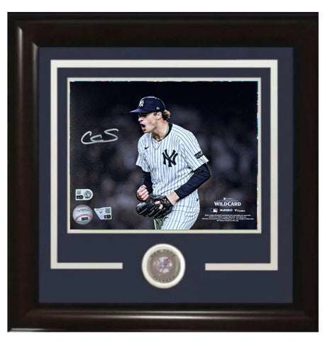 Cam Schlittler Signed 8x10 Spotlight Scream Photo Framed Auto Fanatics Yankees