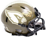 Emmitt Smith Signed Cardinals Salute to Service Speed Mini Helmet-Beckett W Holo