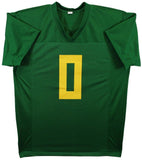 Christian Gonzalez Signed Oregon Ducks Jersey (Beckett) 2023 1st Rnd Pck