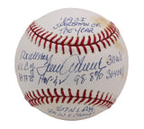 Tom Seaver Signed New York Mets Rawlings OML White MLB Baseball with 9x Insc