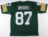 Robert Brooks Signed Green Bay Packers Jersey Inscribed "Lambeau Leap" (JSA COA)